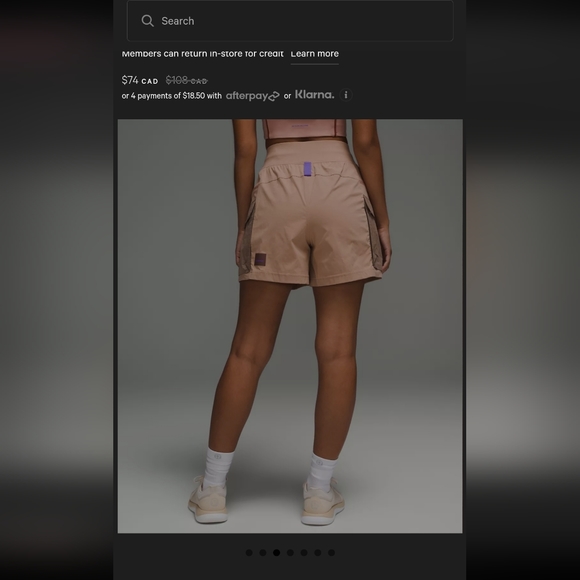 Lululemon hiking shorts - Picture 4 of 6